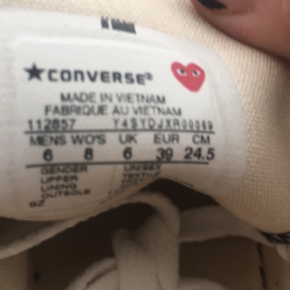 Comme des Garçons Play Converse - Picture 5 of 6